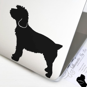 Cockapoo Silhouette (Short Tail) Dog Vinyl Decal - Bumper Sticker - SilhouetteMYpet Design:DOG-COH01