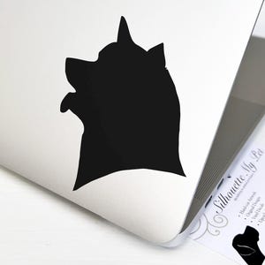 Alaskan Malamute Dog Vinyl Decal - Bumper Sticker - SilhouetteMYpet Design:DOG-MAL03