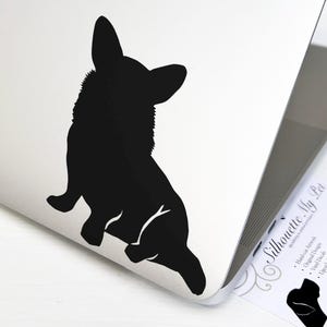 Cardigan Welsh Corgi Dog Vinyl Decal - Bumper Sticker - SilhouetteMYpet Design:DOG-CWC02