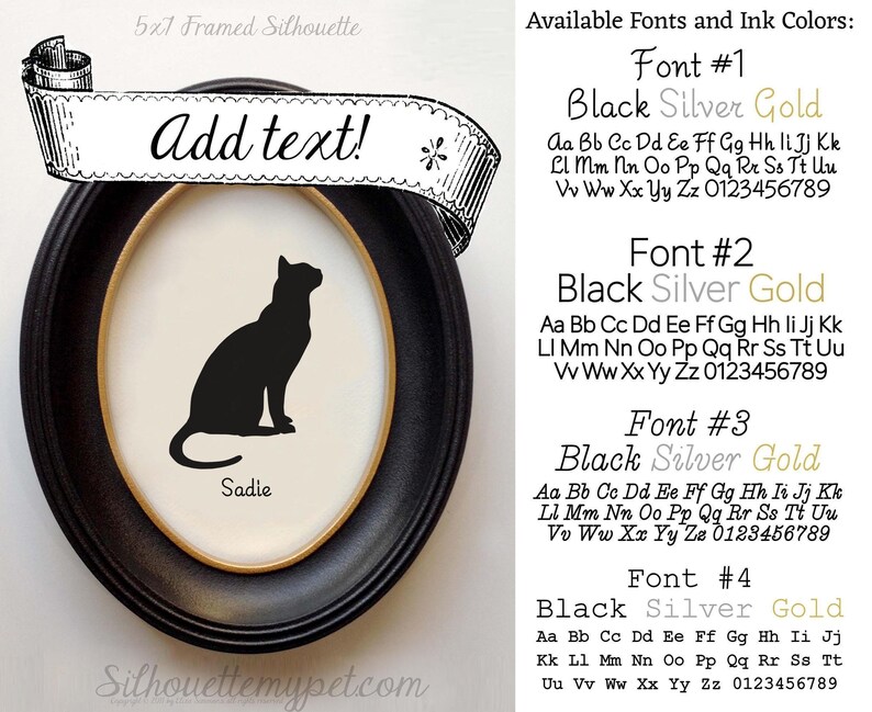 Bengal Cat Silhouette Portrait | Hand-Cut Pet Memorial | Frame & Personalized Text Options imagen 4