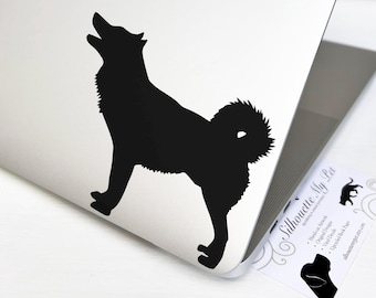 Alaskan Malamute Dog Vinyl Decal - Bumper Sticker - SilhouetteMYpet Design:DOG-MAL01