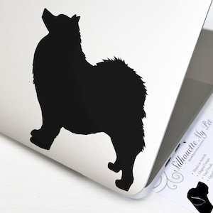 Samoyed Dog Vinyl Decal - Bumper Sticker - SilhouetteMYpet Design:DOG-SAM02