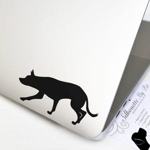 Australian Kelpie Dog Vinyl Decal - Bumper Sticker - SilhouetteMYpet Design:DOG-AKP02