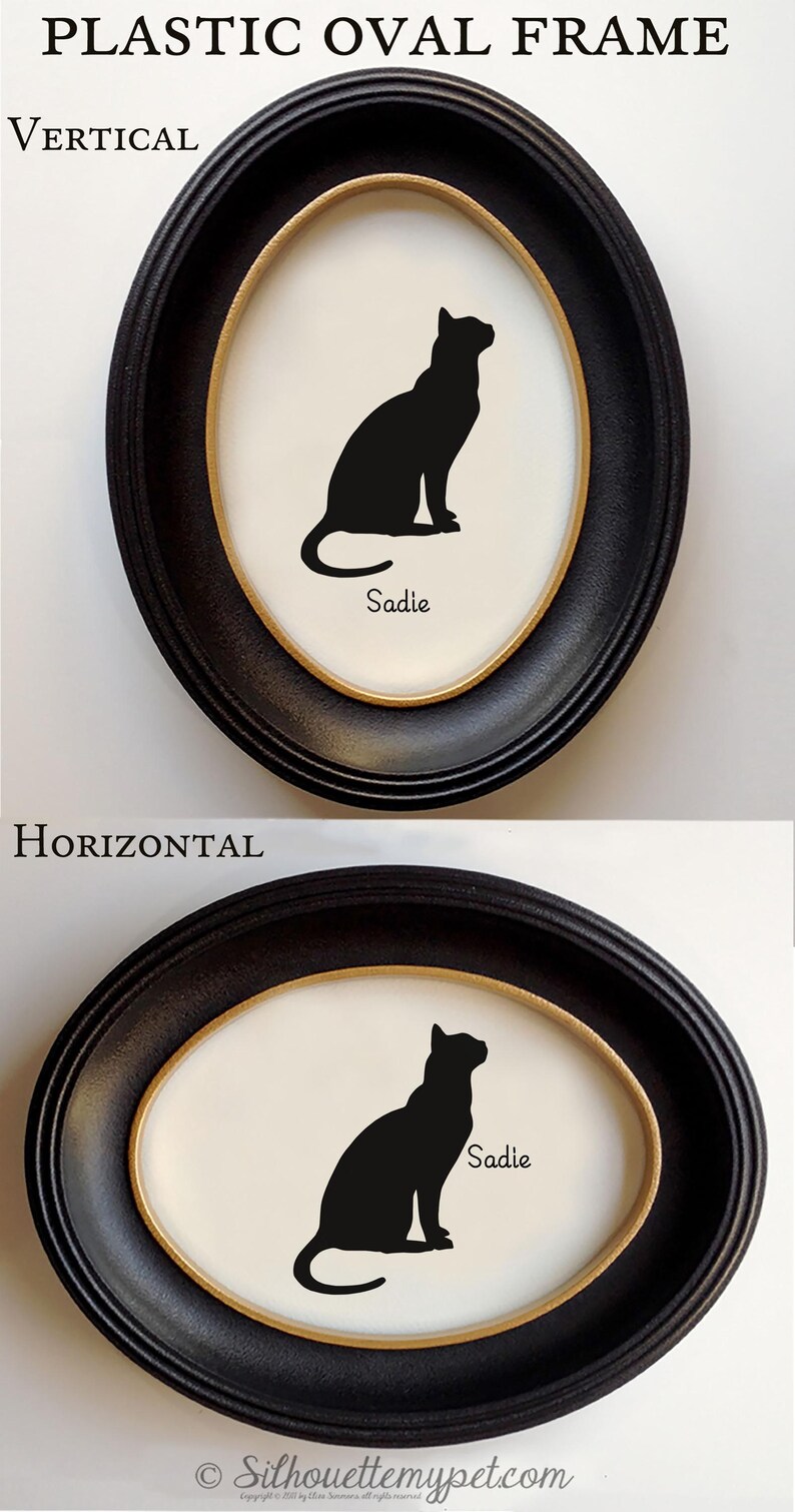 Bengal Cat Silhouette Portrait | Hand-Cut Pet Memorial | Frame & Personalized Text Options imagen 9