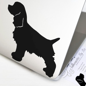 Cocker Spaniel Dog Vinyl Decal - Bumper Sticker - SilhouetteMYpet Design:DOG-CSA01