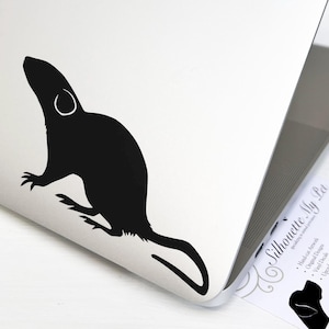 Dumbo Rat Vinyl Decal - Bumper Sticker - SilhouetteMYpet Design:OA-RAT03