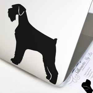 Giant Schnauzer Dog Vinyl Decal - Bumper Sticker - SilhouetteMYpet Design:DOG-GSC02