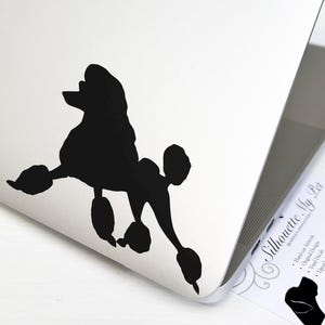 Poodle Continental Dog Vinyl Decal - Bumper Sticker - SilhouetteMYpet Design:DOG-SPO01