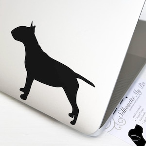 Bull Terrier Dog Vinyl Decal - Bumper Sticker - SilhouetteMYpet Design:DOG-BUT03