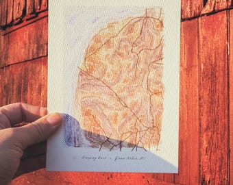 Dunas de Sleeping Bear - Minimapa