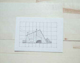 Casa diminuta de Tawas Point - Serie de estilo moderno de mediados de siglo