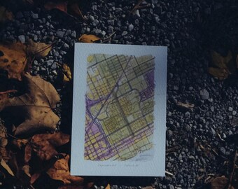 Dequindre Cut, Detroit, Michigan - Mini mapa