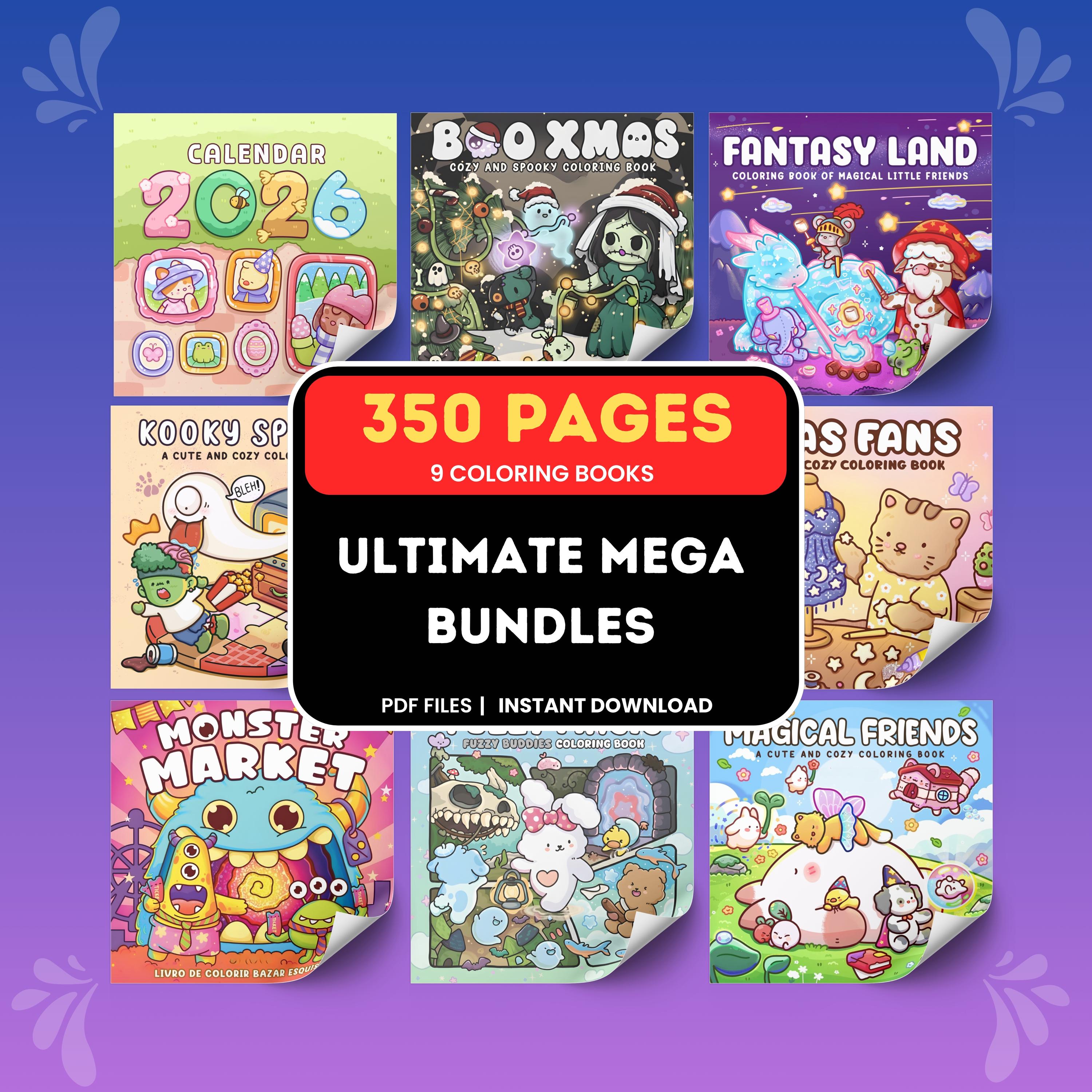 Coco Wyo Ultimate Bundle Bold and Easy Coloring Book for Kids and ...