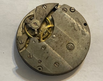 Antique 36mm Jeweled Pocket Watch Movement