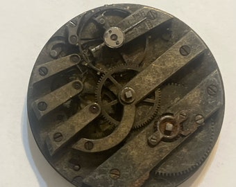 Antique 45mm Jeweled Pocket Watch Movement