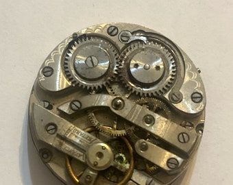 Antique 40mm Jeweled Pocket Watch Movement