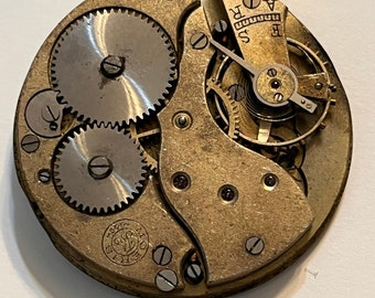 Antique 44mm Jeweled Pocket Watch Movement