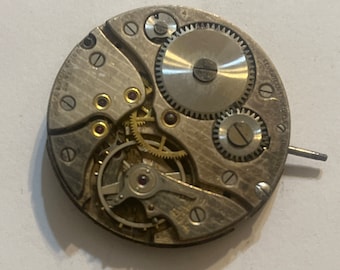 Antique 36mm Jeweled Pocket Watch Movement