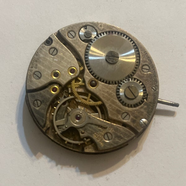 Antique 36mm Jeweled Pocket Watch Movement