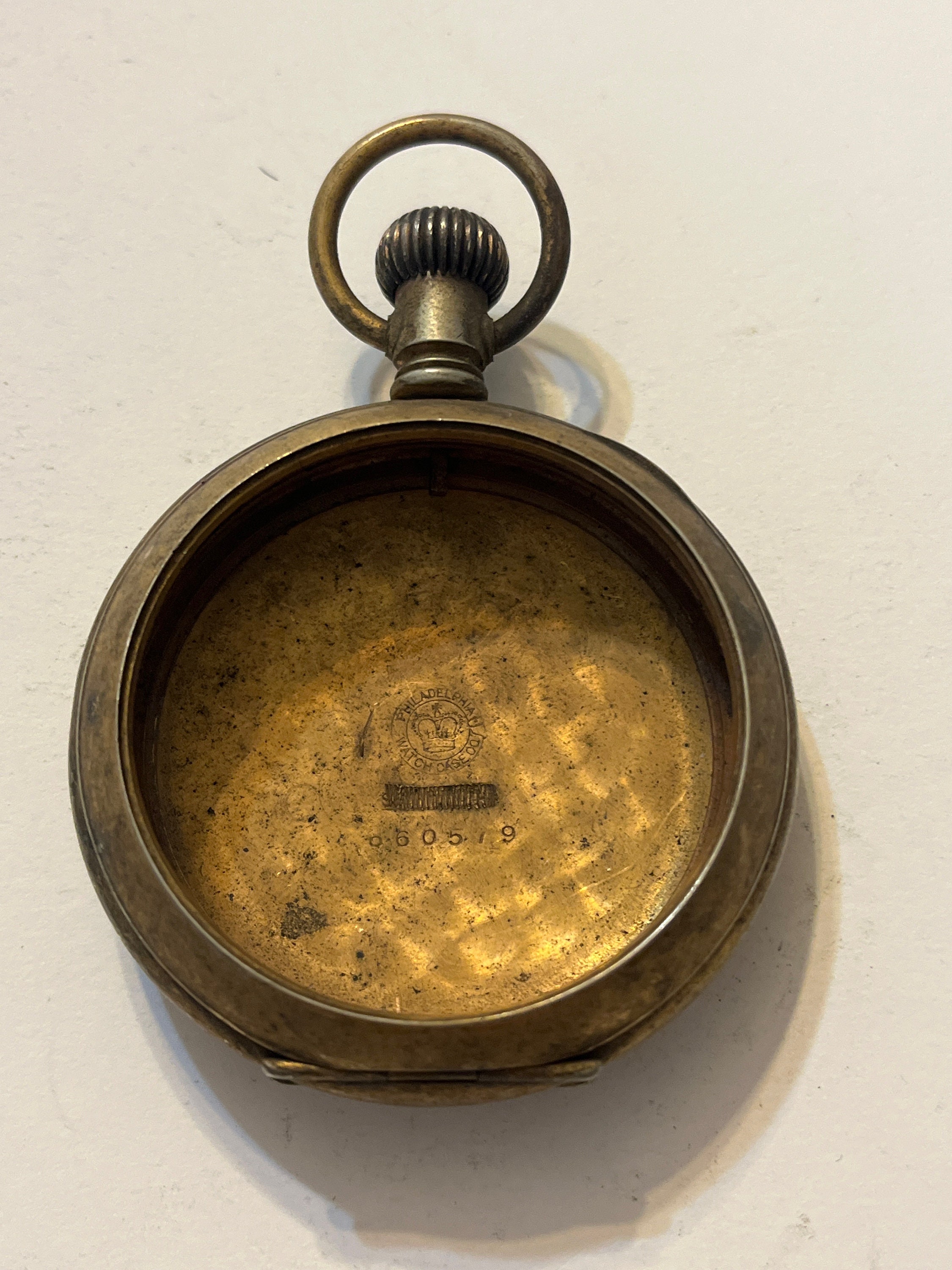 Antique Gold Pocket Watch Case 44mm Etsy
