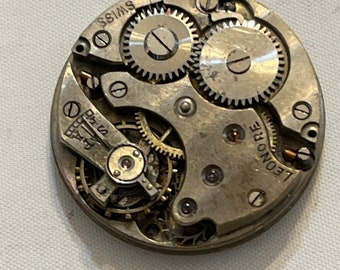 Antique 26mm Jeweled Pocket Watch Movement