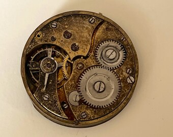 Antique 35mm Jeweled Pocket Watch Movement