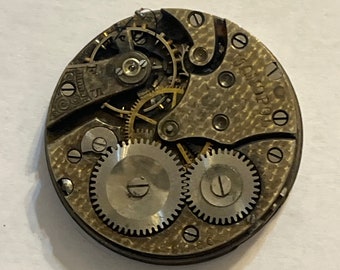 Antique 30mm Jeweled Pocket Watch Movement
