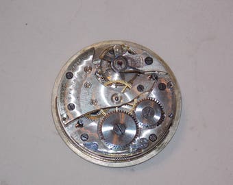 Antique 39mm Jeweled Pocket Watch Movement