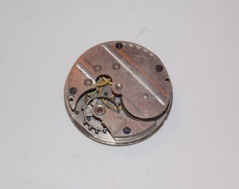 Antique 34mm Jeweled Pocket Watch Movement