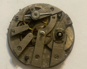 Antique 35mm Jeweled Pocket Watch Movement