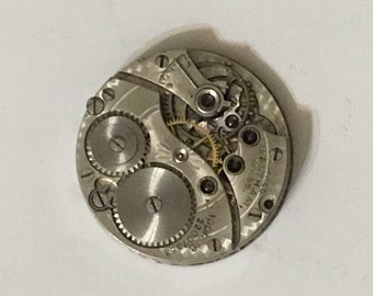 Antique 24mm Etched Pocket Watch Movement