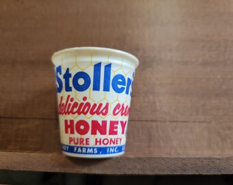 Vintage sample size honey cup