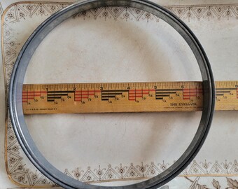 7 inch vintage metal embroidery hoops