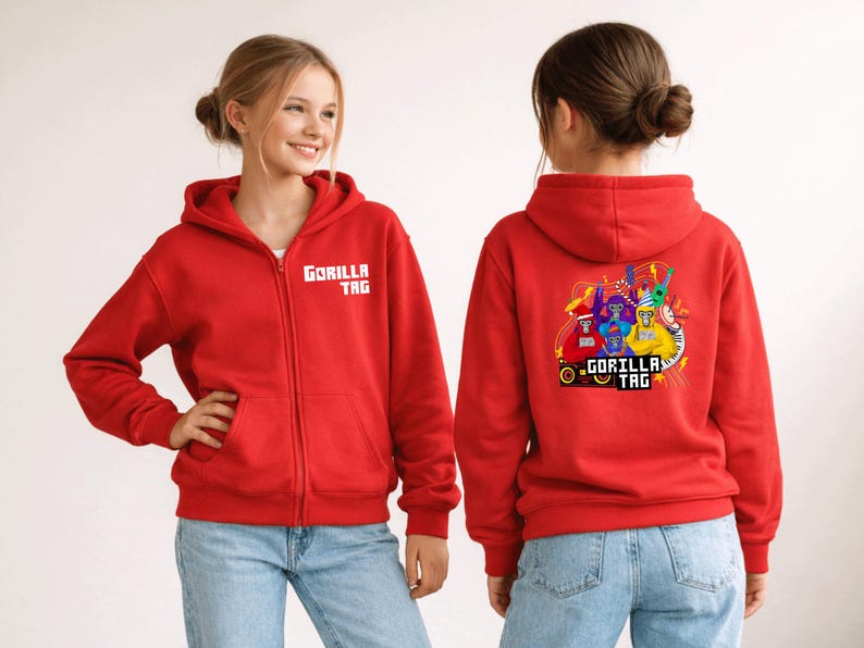 Gorilla Tag Youth Full Zip Hoodie Bild 3