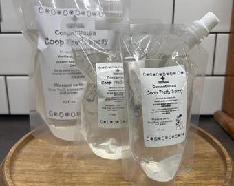 Chicken Coop Refresher Spray Concentrate and Starter Kit