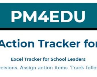 Belangrijkste Meeting to Action-tracker (Excel) | Maak van leiderschapsbijeenkomsten duidelijke volgende stappen