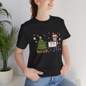 Funny Programmer Christmas Shirt, 0 days without incident, Developer Holiday Gift, Coding Tee, IT humor, Pixel Art Software Engineer Tshirt