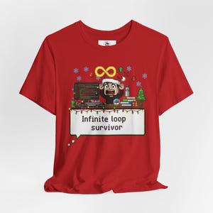 Funny Programmer Christmas Shirt | Coding Debugging Gift for Developer Nerd | Ugly Xmas Sweater Alternative | Software Engineer Joke Tee
