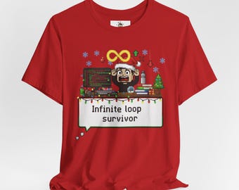 Funny Programmer Christmas Shirt | Coding Debugging Gift for Developer Nerd | Ugly Xmas Sweater Alternative | Software Engineer Joke Tee