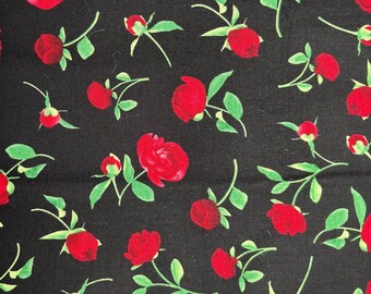 Roses in various stages of blooming