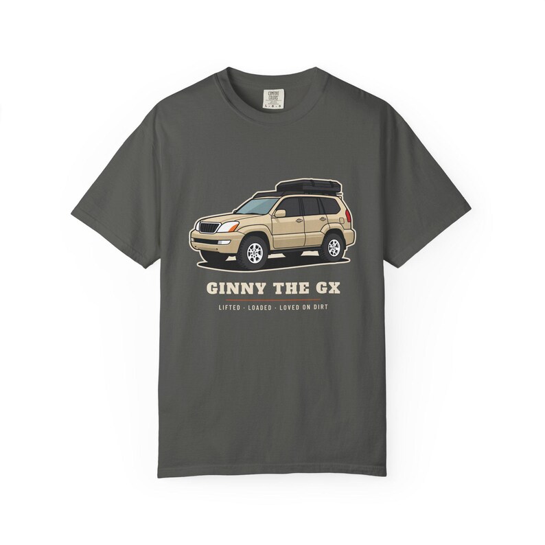 Lifted Loaded Loved on Dirt T-Shirt, Off Road Rig Graphic Tee, Overlanding Truck Shirt, 100% Cotton Comfort Colors Tee Bild 2