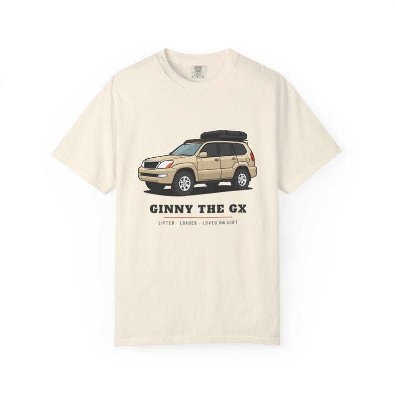 Lifted Loaded Loved on Dirt T-Shirt, Off Road Rig Graphic Tee, Overlanding Truck Shirt, 100% Cotton Comfort Colors Tee Bild 1