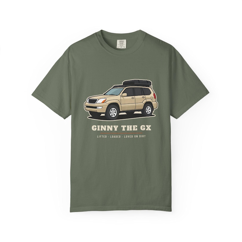Lifted Loaded Loved on Dirt T-Shirt, Off Road Rig Graphic Tee, Overlanding Truck Shirt, 100% Cotton Comfort Colors Tee Bild 5