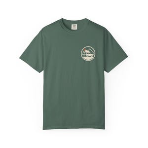 Choose the Dirt T-Shirt, Overlanding Back Print Tee with Small Rooftop Tent Chest Logo, 100% Cotton Comfort Colors Shirt image 6