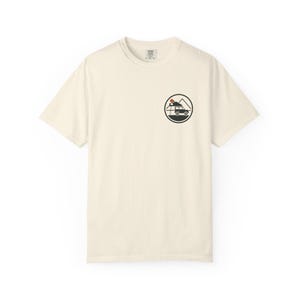 Choose the Dirt T-Shirt, Overlanding Back Print Tee with Small Rooftop Tent Chest Logo, 100% Cotton Comfort Colors Shirt image 2