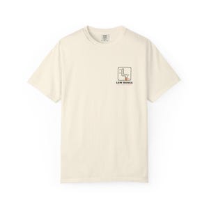 Low Range T-Shirt, 4x4 Shifter Back Print Tee with Pocket Logo, Off Road Overlanding Shirt, 100% Cotton Comfort Colors image 3