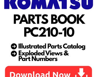 Komatsu-onderdelenboek PC210-10M0, PC210LC-10M0 – pdf-download met geïllustreerde onderdelencatalogus