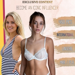 450 AI-foto's | Marketingpakket zonder gezicht | Diverse internationale modellen en virtuele influencers | Esthetische content voor Instagram