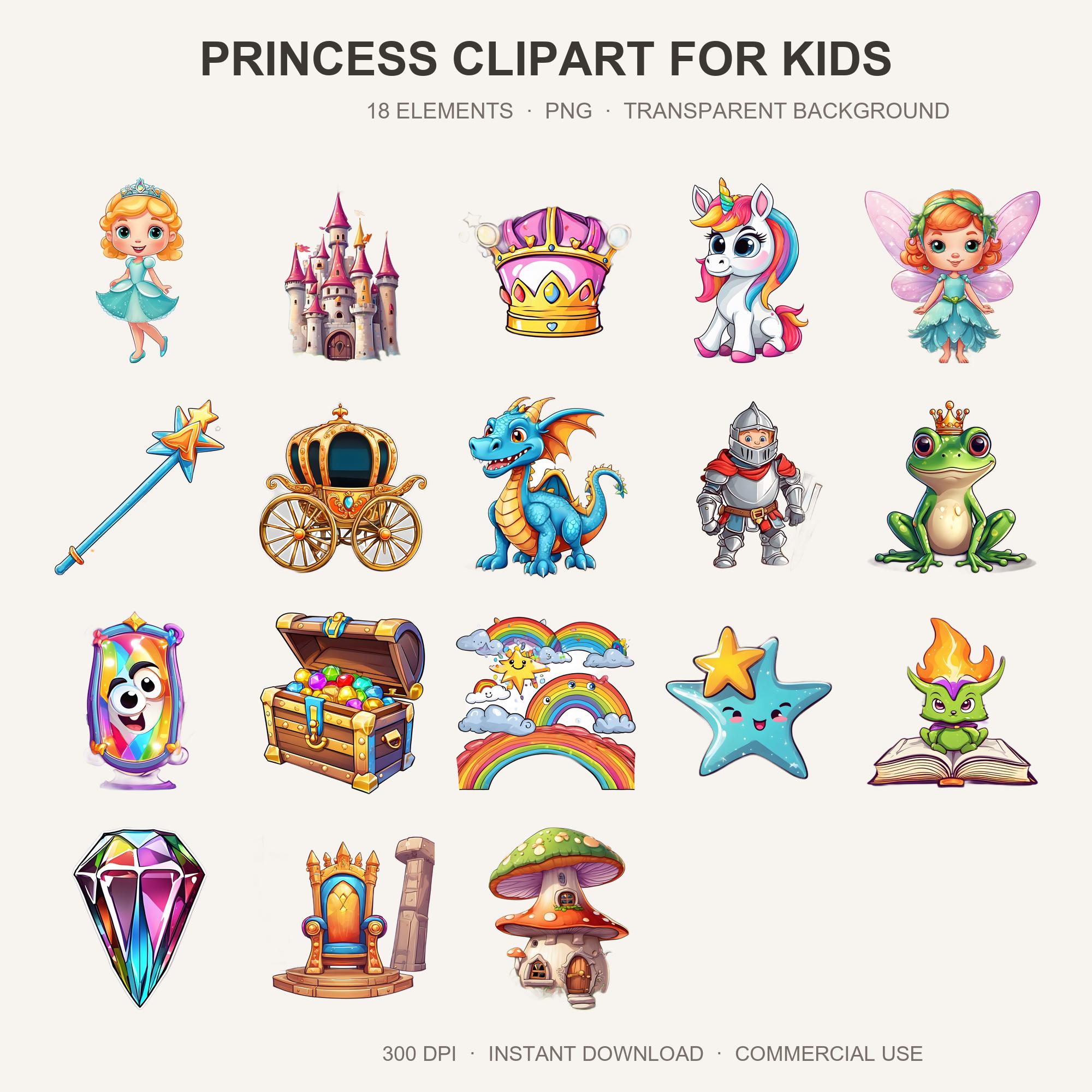 Princess Clipart for Kids