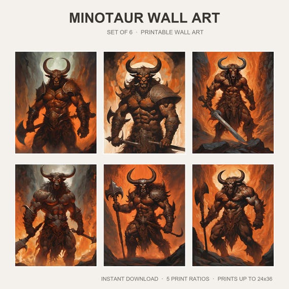 Minotaur Wall Art